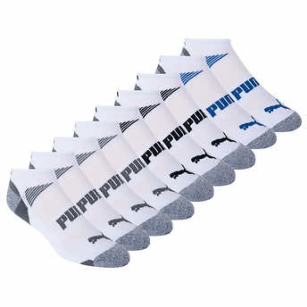 PUMA Men's 10-pair No Show Socks